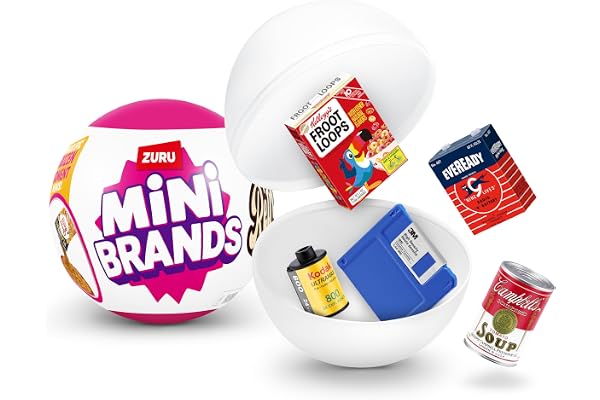 Mini Brands Retro de ZURU, Capsule avec reproductions Miniatures Retro à Collectionner, (1 Capsule), Cadeau Fête des Mères