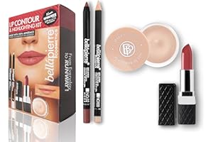 BELLAPIERRE Bellapiarre Cosmetics Lip Contour and Highlighting Kit - Nude, Pack of 4
