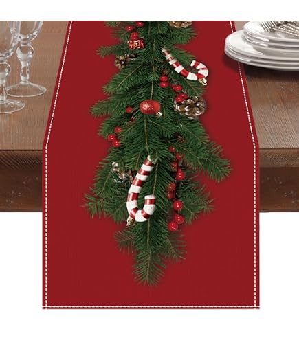 Runner Striscia Copritavolo Centro 40x140 Scozzese TARTAN Natale Natalizio