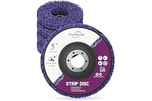 EMBEDO 5 Stück CSD Scheibe 125mm für Winkelschleifer, Schleifscheiben zur Grobreinigung, Flexscheiben Reinigungsscheibe zum Entfernen von Rost, Farbe, Lack auf Metall