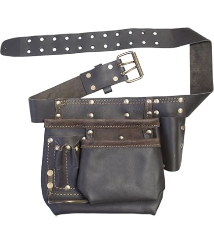 Circle Brand Leather Drywall Tool Pouch - Left Hand | Master Building - View #8