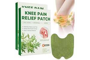 ‎HOLILO Holilo Pain Relief Patch, 40 Stück Schmerzpflaster Knie, Natural Herbal Schmerzlinderung Patch Selbstklebende Wärmepflaster Schmerzlinderungspflaster für Knie, Rücken, Nacken und Muskelkater
