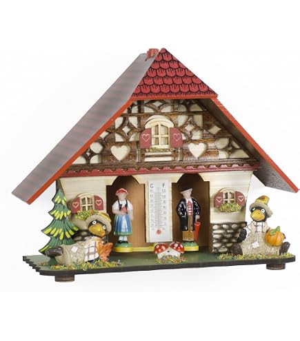 Trenkle Meteo Heidi TU 833 - Casetta Meteorologica In Legno Multicolore, Fatta In Germania - 2