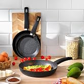 Sch&auml;fer Schafer Black Stone 3-Piece Pan Set 18Cm+22Cm+26Cm-Black