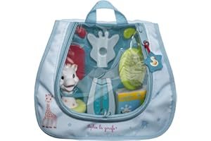 Sophie la girafe Bath Essentials Set - Baby Thermometer, Brush, Comb, and Toys