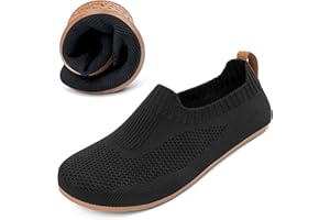 KOWAYI Chaussons Homme Antidérapantes Pantoufles Atmungsaktiv Confort d'intérieur Slippers Semelle en Caoutchouc Unisex Maison Chaussures