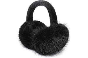Unning Ohrenwärmer Damen Winter Verstellbar & Faltbare Ohrenschützer Weich Ohrenschutz Plüsch Ear Muffs for Women