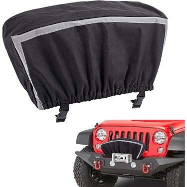 Produktbild von Thewasc Oxford Windenabdeckung – Staubdicht & Reißfest Für Pickup, Anhänger, Offroad (3 Größen)