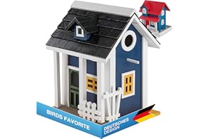 all Pets United® casa de pájaros Lugar de anidación alimentador de Aves de Madera Real para Colgar en el jardín (Lugar de anidamiento)