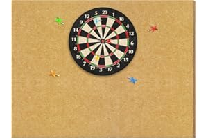 KEAGAN Dart Board Wall Protectors Dartboard Surround Cork Self-Adhesive Spliced Wall Surround Board Easy Assembly Dart Surround Cork