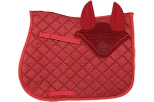 Horses Set Sottosella Salto+Cuffietta Bright, Stile e Comfort per Il Tuo Cavallo da Tosoni Selleria