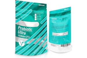 Simply Simple Probiotic 10 Billion CFUS Vegan Safe Lactobacillus Acidophilus Good Bacteria Support Digestive Supplement