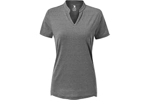 donhobo Damen T-Shirt Kurzarm V-Ausschnitte Laufshirt Sommer Leichte Atmungsaktiv Schnell Trockened Sport Fitness Running Yoga Tops