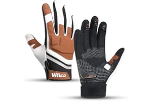 Vilico Guantes Moto Verano Hombre Protecciones En Nudillos Dedos, Antideslizante,Pantallas Táctiles, Guantes tácticos para Airsoft, Motocicleta,Caza, al Aire Libre