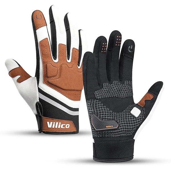 JAMILA Winter Motorradhandschuhe - Touchscreen, Wasserdicht & Winddicht Für Outdoor Sport