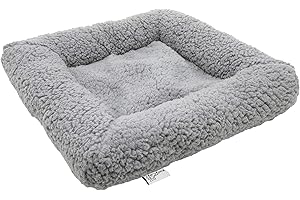 Kitty City Grand lit pour Chat, Cube empilable, Maison pour Chat d'intérieur, griffoir pour Chat, Coussin, Gris (CM-10035-CS01)