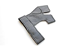 STARLINGUKPK Guantes de tiro de piel auténtica con nudo para mano izquierda