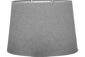 LUM&CO Sema 97122 Pantalla ovalada textura/tejido gris claro