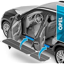 Film Protection Seuil Coffre Opel Mokka B 2021-2024 Fibre Carbone - Pare-Choc Protection Porte
