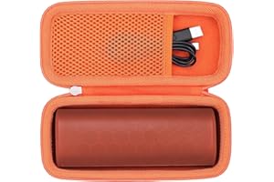 Khanka Twardy futerał podróżny zamiennik głośnika Bluetooth Sonos Roam, Czerwony, Nowoczesny