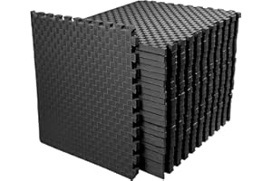 SIGNATURE FITNESS BalanceFrom 2,5 cm extra Dicke Puzzle-Übungsmatte mit Eva-Schaum, ineinandergreifende Fliesen für MMA