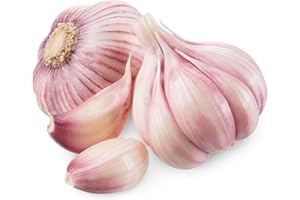 Hymor Violetter Knoblauch - 3 Knollen - Lila Knoblauch Ajo Morado aus Las Pedroñeras Spanien ohne Zusätze Naturprodukt voller Nährstoffe mediterran Kastilien-La Mancha