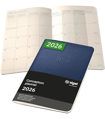 2025 Monthly Calendar Planner - A5 Faux Leather Weekly & Monthly Organizer In Dark Blue