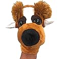 24x7 eMall Hand Dog Puppets Jungle Animal Friends with Working Mouth for Imaginative Play, Storytelling, Teaching, Preschool & Role-Play. (Dog)