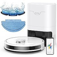 HONITURE Saugroboter mit Wischfunktion,Q6 SE Saugroboter mit 3500Pa Staubsauger Roboter,Ideal für Tierhaare Teppiche und Hart