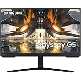 Samsung Monitor Gaming Odyssey G5 (S32AG504), Flat, 32'', 2560x1440 (QHD), HDR10, IPS, 165 Hz, 1 ms, FreeSync Premium, G-Sync