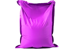HH Home Hut Giant BeanBag Outdoor Garden Extra Large Chair Indoor Living Room Bean Bags Water Resistant Massive Floor Cushion Lounger XXL (Purple)