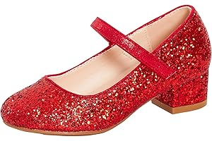 Lora Dora Zapatos de fiesta de tacón bajo con correa Mary Jane