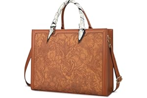 NUBILY Torebka damska, torba na zakupy, duża, czarna, skórzana, elegancka, duża, na laptopa, torba na ramię, torba na notebooka 15,6 cala