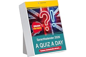 Langenscheidt Sprachkalender Englisch A Quiz a Day 2026: Tagesabreißkalender