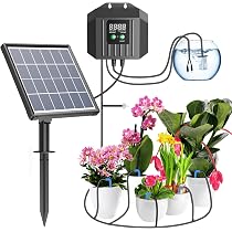 Solar Bewsserungssystem Fr 20 Topfpflanzen - Automatische  Trpfchenbewsserung Mit Timer & Solar