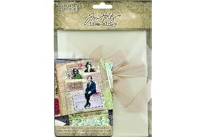 ADVANTUS Tim Holtz TH94215 Akkordeon-Folie Basteln mit Papier, Weiß