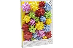 PACK-IN CENTER SRL Buste Regalo PERLA ORSETTI, SET MEDIUM PLUS, 25 Buste Perlate con Striscia Adesiva + 25 Coccarde coordinate, Colori Assortiti