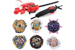 WQQQW Bayblade Burst Toupies，Burst Turbo avec Lanceurs，4D Combat Top Top Model Metal Masters Speed Top avec Rafale pour La Journée des Enfants, Pâques, Noël, Anniversaire