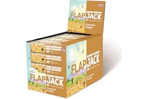 BRYNMOR FLAPJACK Brynmor Caramel Fudge Flapjack, 20 x 80g Individually Wrapped Bars, A Perfect Treat For Snack Time