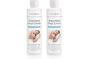 ‎HANSE PRO Hanse Pro Wasserbett-Vinyl-Creme (2 x 250 ml) I Wasserbetten-Pflege I Wasserbett-Zubehör I Für Alle Wasserbetten Geeignet