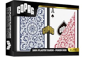 COPAG Elite - Jumbo Face - 2 index - Blue/Red Double-Deck