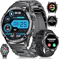 OUKITEL BT10 Smartwatch Uomo Orologio Intelligente con Chiamate Bluetooth Android iOS Compatibile 1,43 AMOLED Fitness Watch Sportive Cardiofrequenzimetro Impermeabile IP68 Notifiche Whatsapp