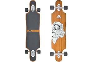 Apollo Longboard édition spéciale Board Complet y Inclus Outil en Forme de T, avec roulements à Billes ABEC High Speed, Drop-Through Freeride Skaten Cruiser Boards