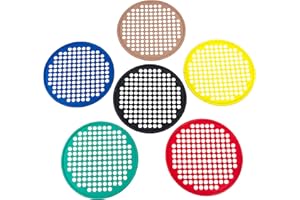 Cando - 10-0856 CanDo Web Hand Therapy Device, Latex, 14" Diameter, Set (Tan, Yellow, Red, Green, Blue, Black)