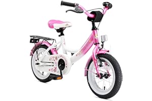 BIKESTAR Kids Bike Bicycle with sidestand and accessories for Kids age 3 year old children | 12 Inch Classic Edition for boys and girls |