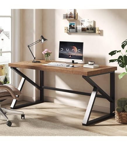 Bureau Table En Pin Massif 140x80 Cm - Bois Naturel - Modèle ALICE Par IDIMEX