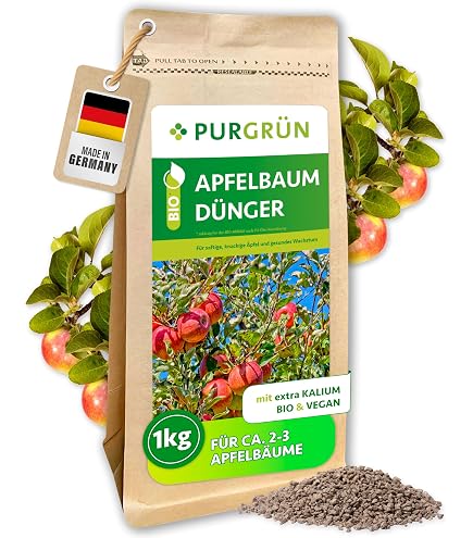 Purgrn Bio-Birnen-Dnger 1 kg  Organisch-mineralische Rezeptur   Feinkrniges Krmelgranulat  NPK 6+3+8  Mit Magnesium fr saftig se  Birnen  Verbessert die Bodenqualitt : Amazon.de: Garten