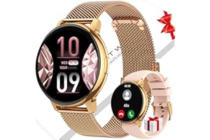FITABOK Smart Watches for Women with Call Function - 1.19" AMOLED Fitness Watch With Heart Rate/SpO2/Sleep Monitor, Fashion Fitness Tracker with 112+ Sports, Step Counter, IP68 Waterproof for Android/iOS