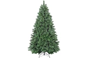 VEYLIN 6 FT Christmas Tree 700 Tips Green Artificial Tree with Metal Stand