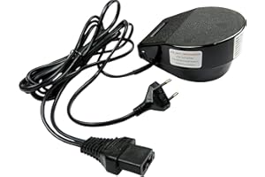 ZickZackNaehmaschine Pedal de arranque con cable compatible con Bernina/Bernette/Necchi/Riccar/Victoria/Singer/Pfaff/FIF/Gritzner/Dorina, etc.